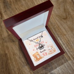 Tiny Feet Make the Biggest Footprints Necklace